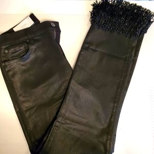 For all Man kind Embellished Pants, Black, size 28